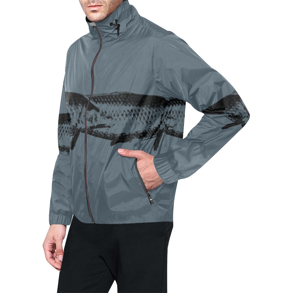 carp fish jacket Unisex All Over Print Windbreaker (Model H23)