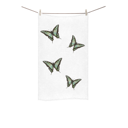 Graphium cloanthus butterflies painting Custom Towel 16"x28"
