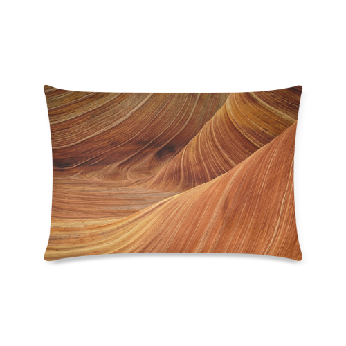 Sandstone Custom Rectangle Pillow Case 16"x24" (one side)