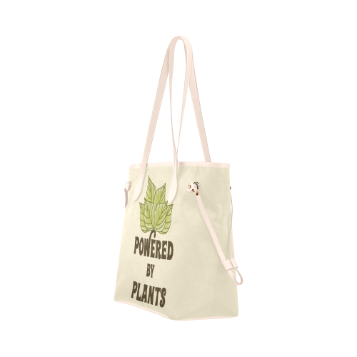 Powered by Plants (vegan) Clover Canvas Tote Bag (Model 1661)