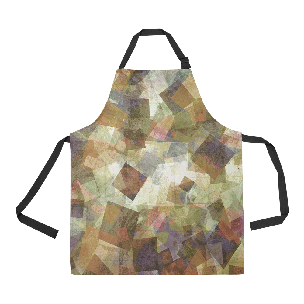 abstract squares All Over Print Apron