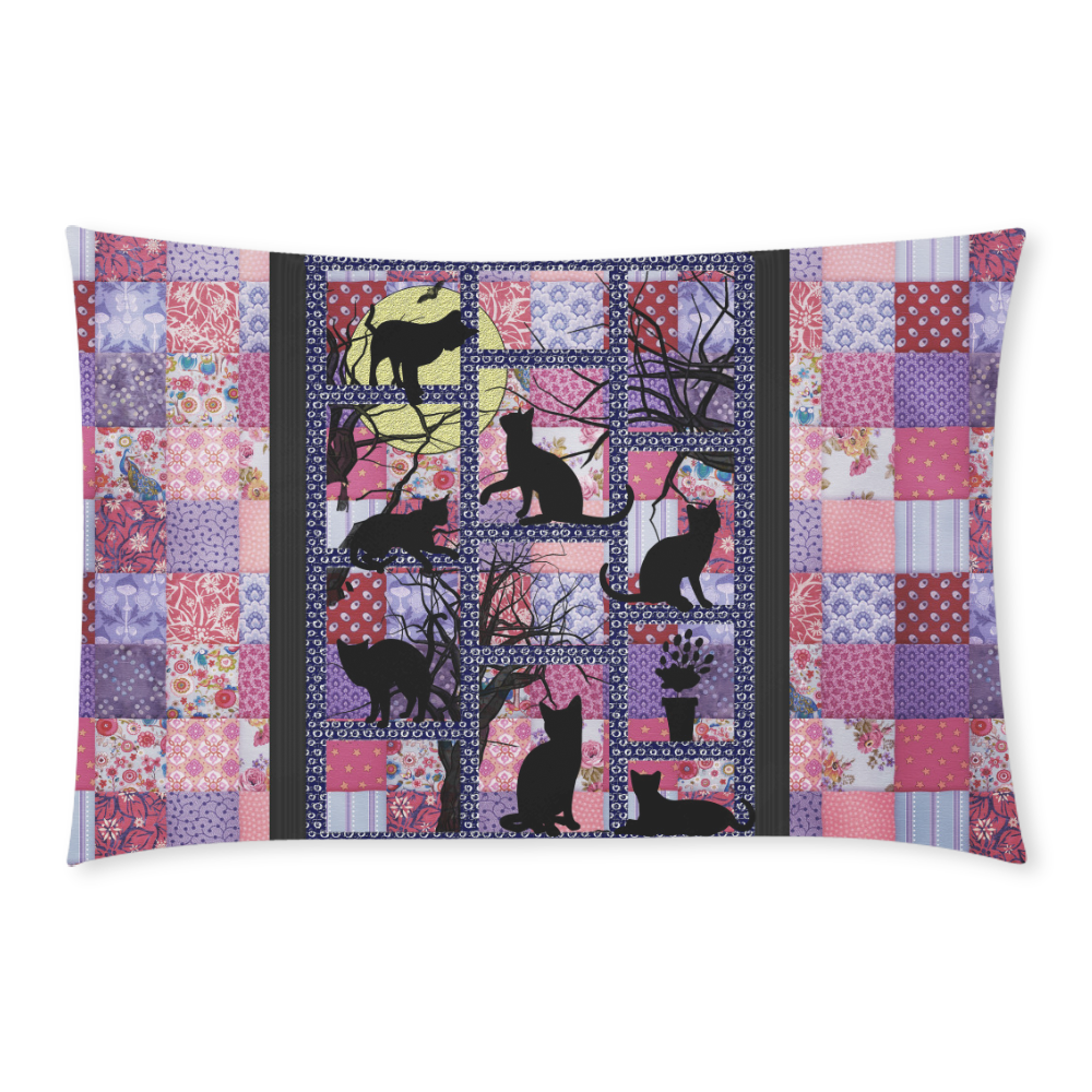 Cats in the Night 3-Piece Bedding Set