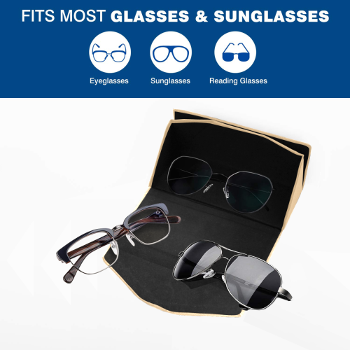 color burlywood Custom Foldable Glasses Case