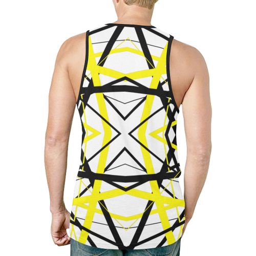 by crossing lines New All Over Print Tank Top for Men (Model T46)