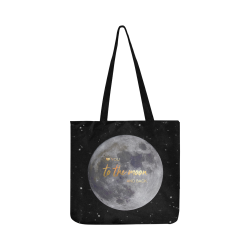 TO THE MOON AND BACK Reusable Shopping Bag Model 1660 (Two sides)
