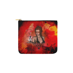 Fairy with clef Carry-All Pouch 6''x5''