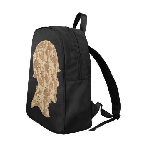 Desert Camouflage Soldier Fabric School Backpack (Model 1682) (Large)