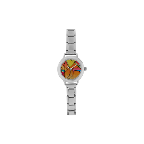 ABSTRACT Women's Italian Charm Watch(Model 107)