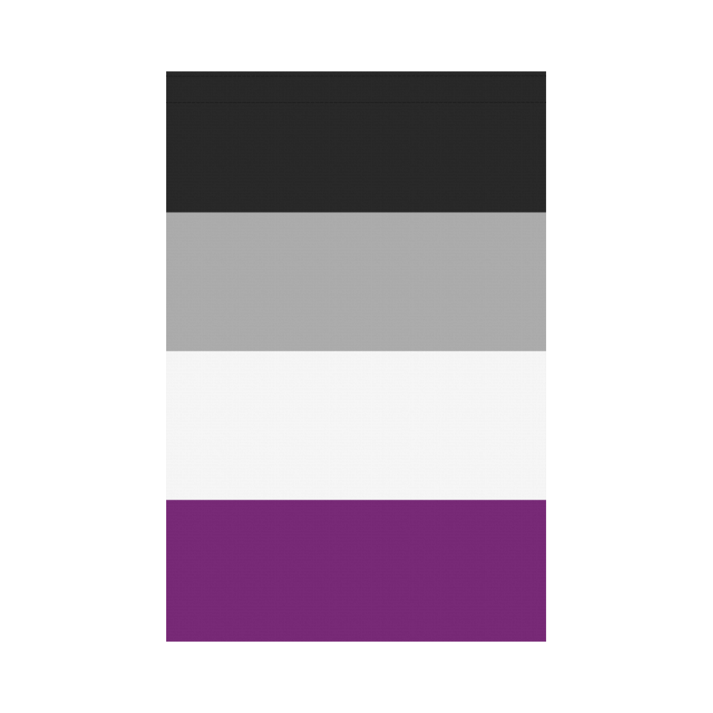 Asexual Flag Garden Flag 12‘’x18‘’（Without Flagpole）