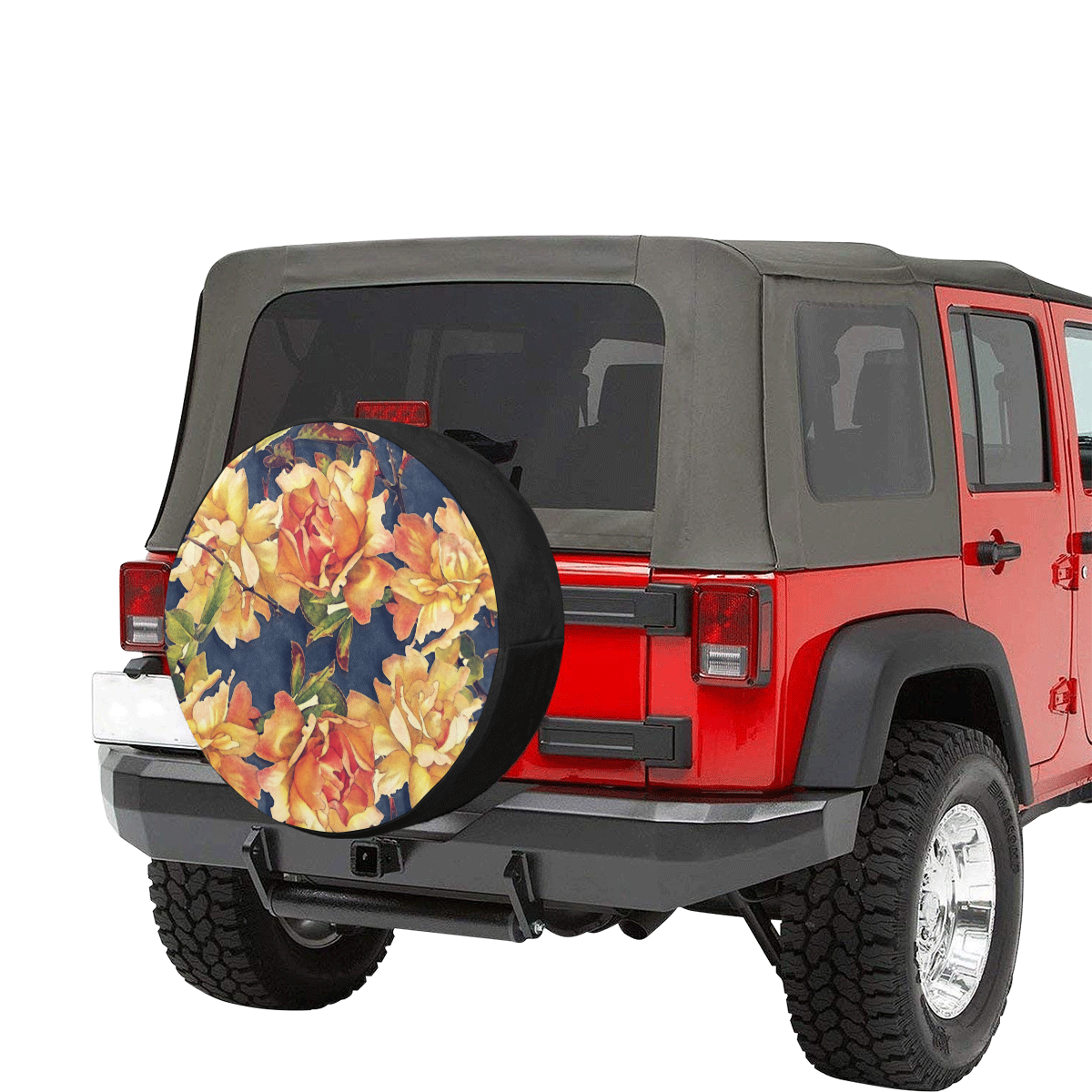 flowers #flowers #pattern #flora 30 Inch Spare Tire Cover