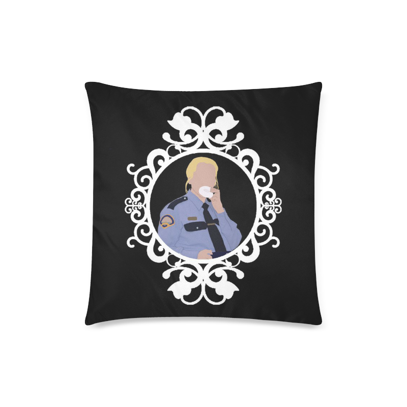 Donna Custom Zippered Pillow Case 18"x18" (one side)