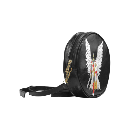 Knights Templar Angel Round Sling Bag (Model 1647)
