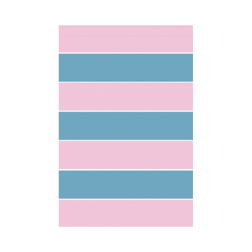 Transsexual Flag Garden Flag 12‘’x18‘’（Without Flagpole）