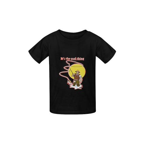 fly-fisherman-casting Kid's  Classic T-shirt (Model T22)