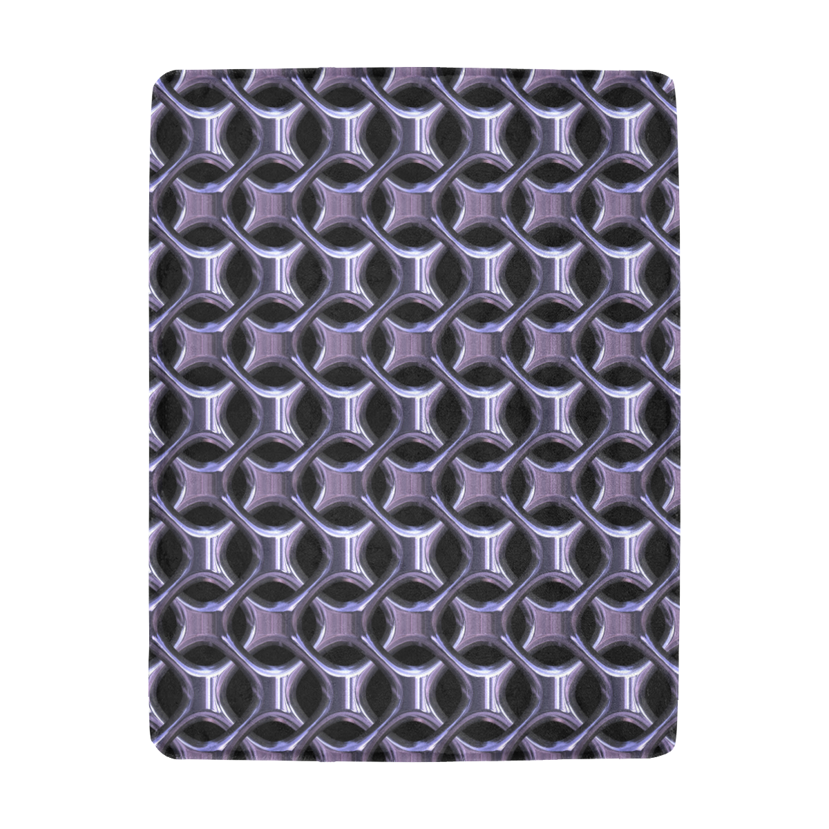 Shiny metal braid Ultra-Soft Micro Fleece Blanket 43''x56''