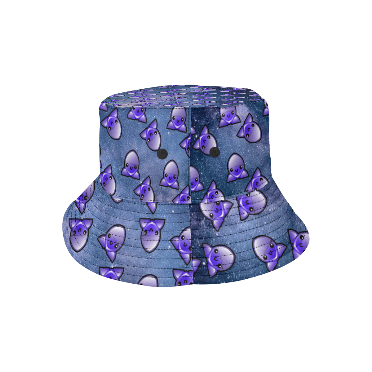 kawaii space rocket pattern All Over Print Bucket Hat