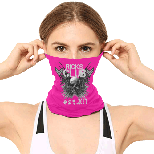 Ricks Club Pink Mask Multifunctional Headwear