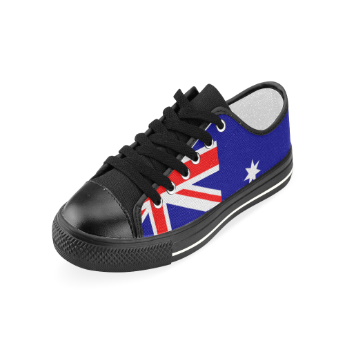 Australia FLAG Women's Classic Canvas Shoes (Model 018)