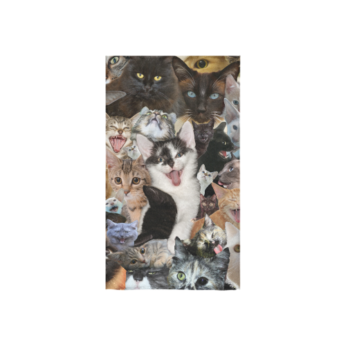 Crazy Kitten Show Custom Towel 16"x28"