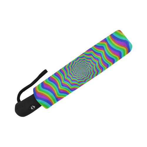 Rainbow shell vortex Auto-Foldable Umbrella (Model U04)