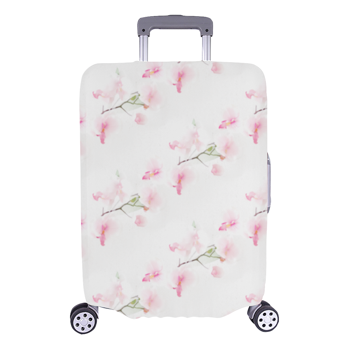 Pattern Orchidées Luggage Cover/Large 26"-28"