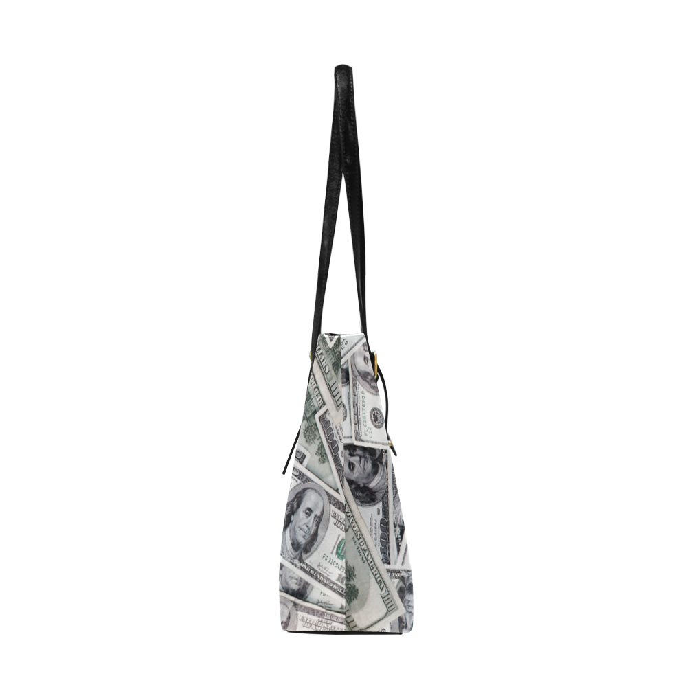 Cash Money / Hundred Dollar Bills Euramerican Tote Bag/Large (Model 1656)