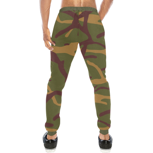 Yugoslav M68 MOL Camouflage Men's All Over Print Sweatpants (Model L11)