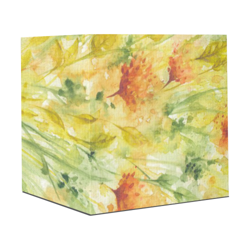 Yellow Wild Flowers Watercolors - floral Gift Wrapping Paper 58"x 23" (5 Rolls)