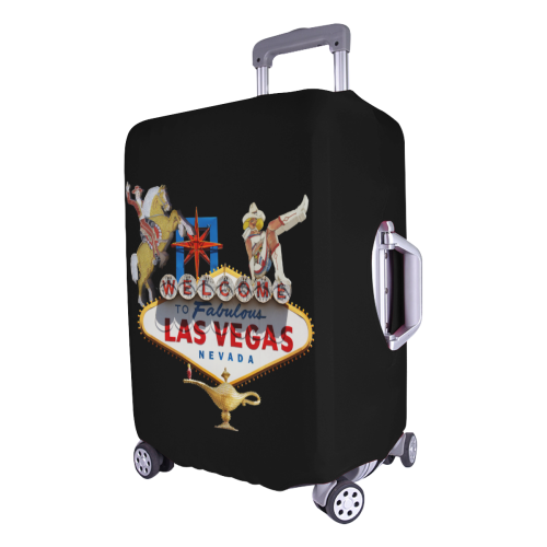Las Vegas Welcome Sign Luggage Cover/Large 26"-28"