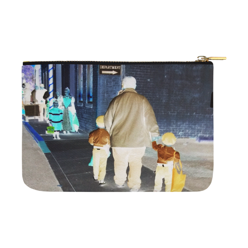 Ghosts roaming the street Carry-All Pouch 12.5''x8.5''