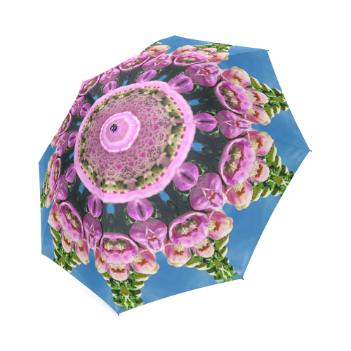 Digitalis caleidoscope photo print umbrella Foldable Umbrella (Model U01)