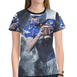 Football Fight Night New All Over Print T-shirt for Women (Model T45)