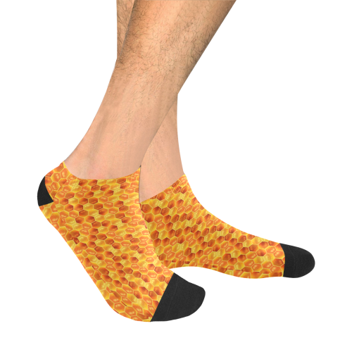 Honeycomb Men's Ankle Socks