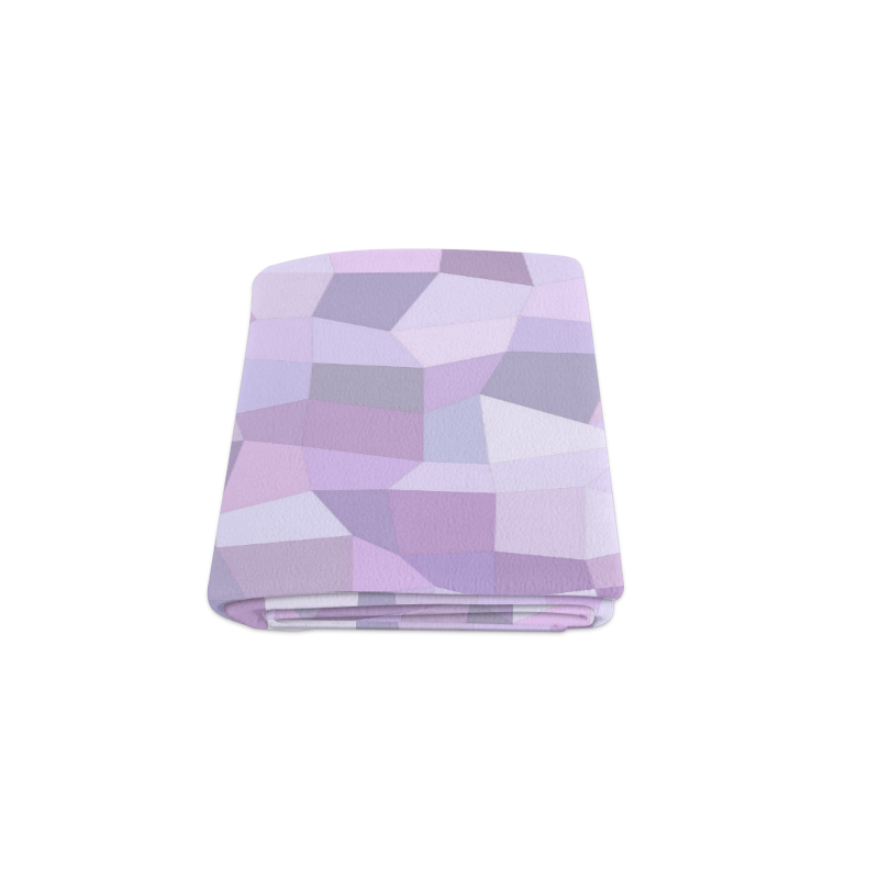 Pastel Purple Mosaic Blanket 50"x60"