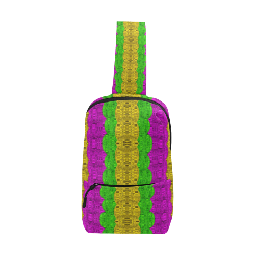 Hipster or hippie in  pattern style Chest Bag (Model 1678)