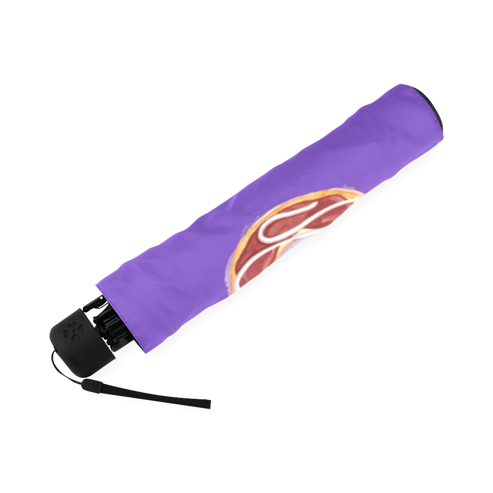 Donuts - Purple Foldable Umbrella (Model U01)