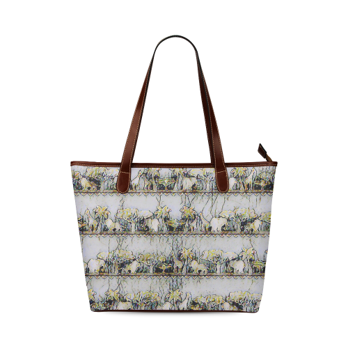 On a Shelf Shoulder Tote Bag (Model 1646)