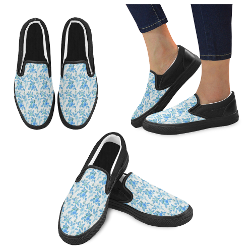15lf Women's Unusual Slip-on Canvas Shoes (Model 019)