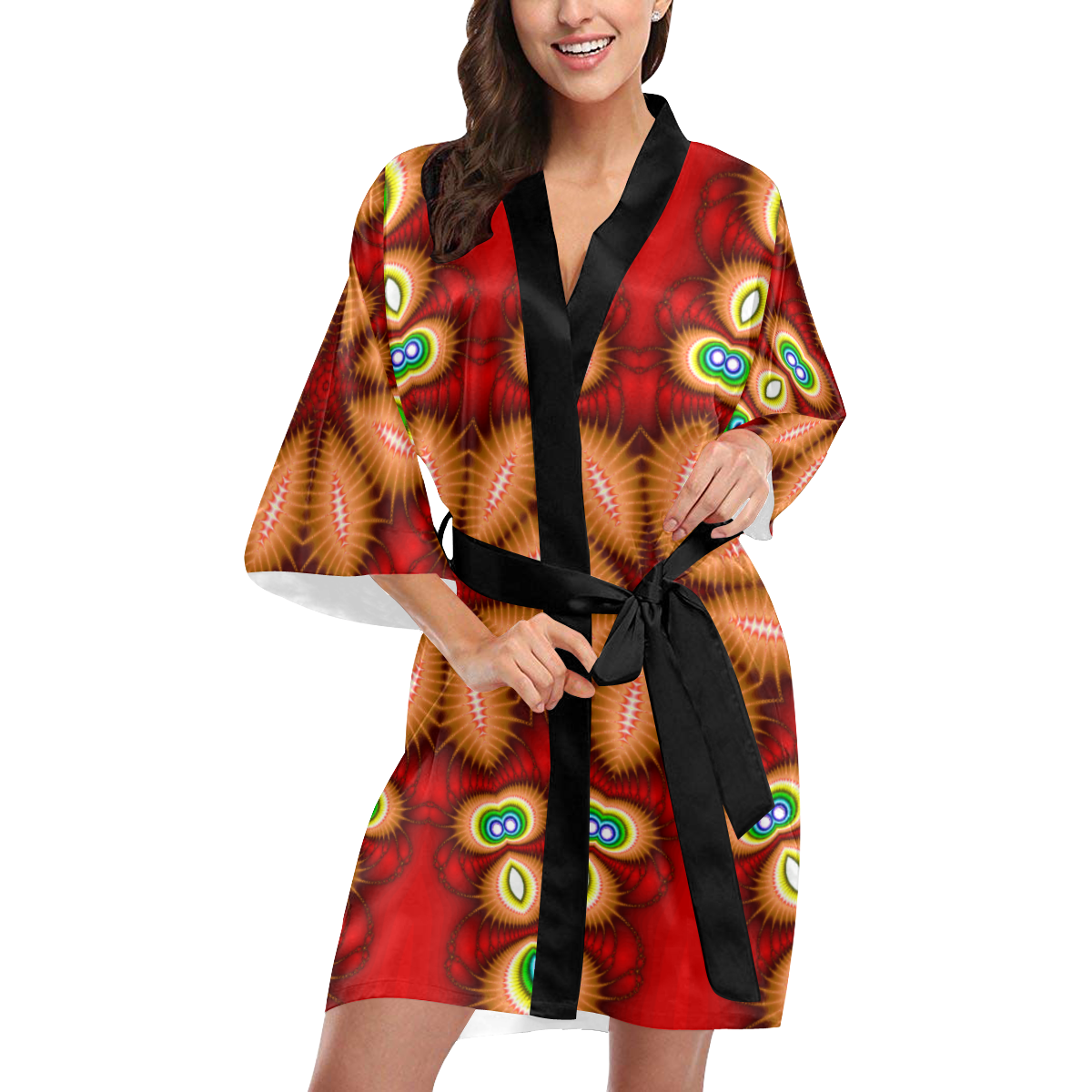 Watcher's Eyes Kimono Robe