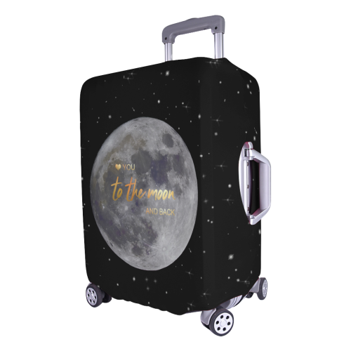 TO THE MOON AND BACK Luggage Cover/Large 26"-28"