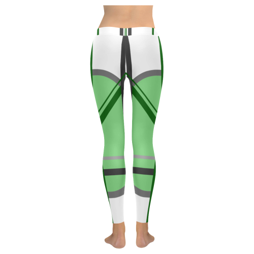 A Game Women's Low Rise Leggings (Invisible Stitch) (Model L05)