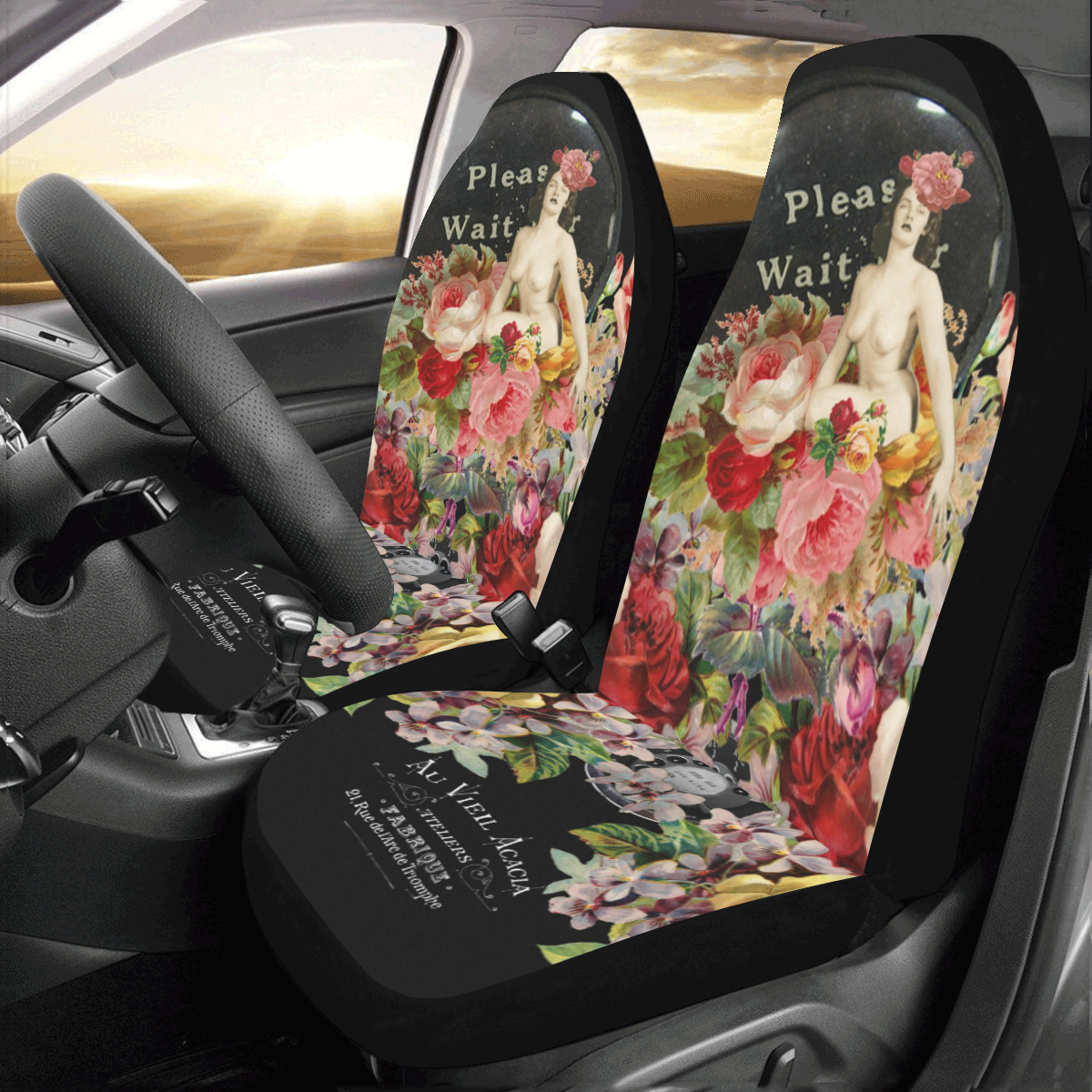 Nuit des Roses Revisited Car Seat Covers (Set of 2)