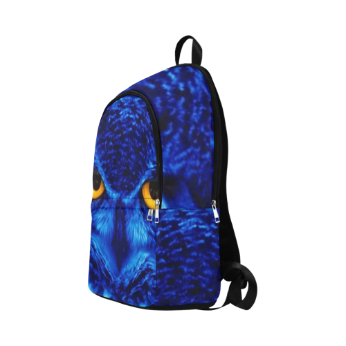 FLASHY BLUE OWL Fabric Backpack for Adult (Model 1659)
