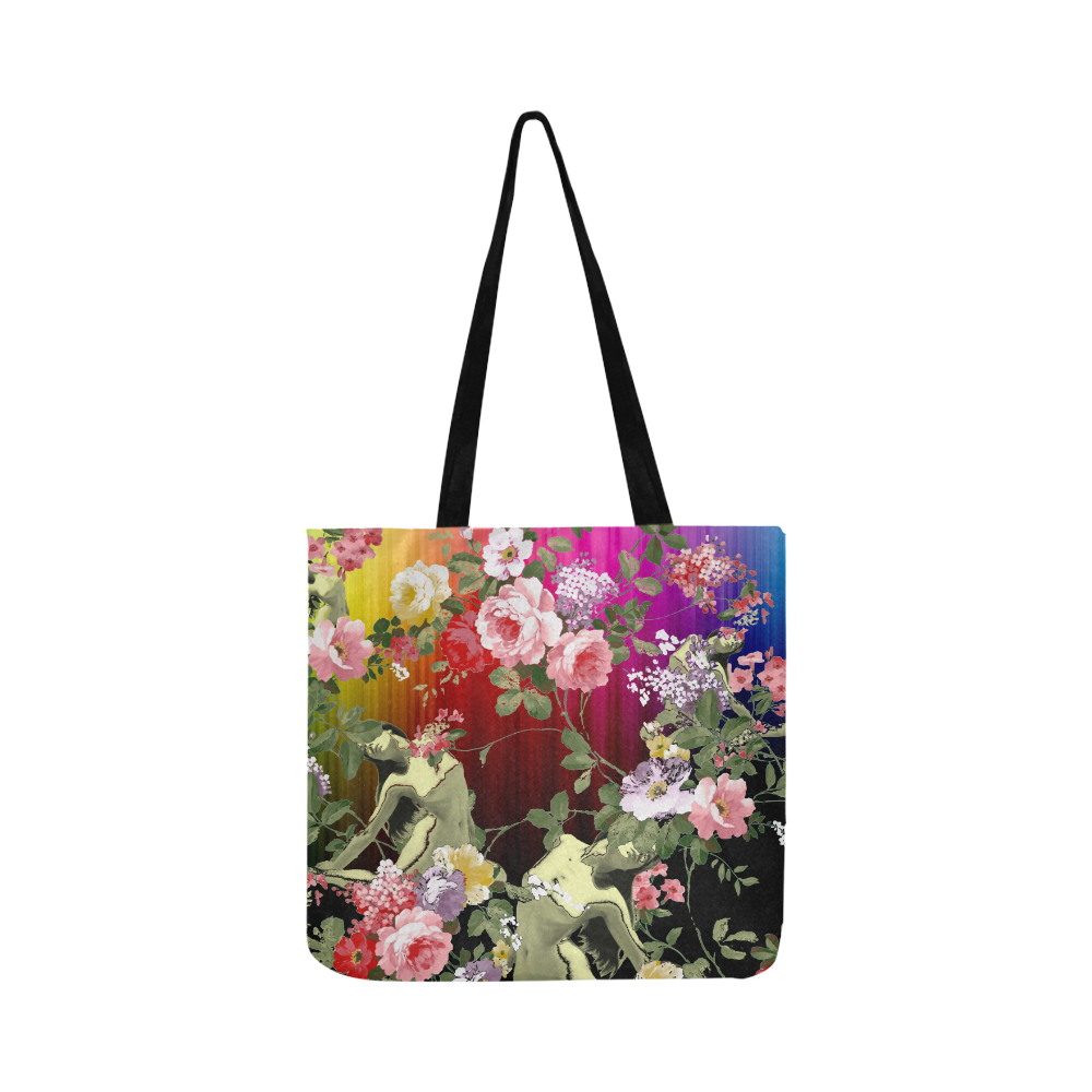 Flora Rainbow Reusable Shopping Bag Model 1660 (Two sides)