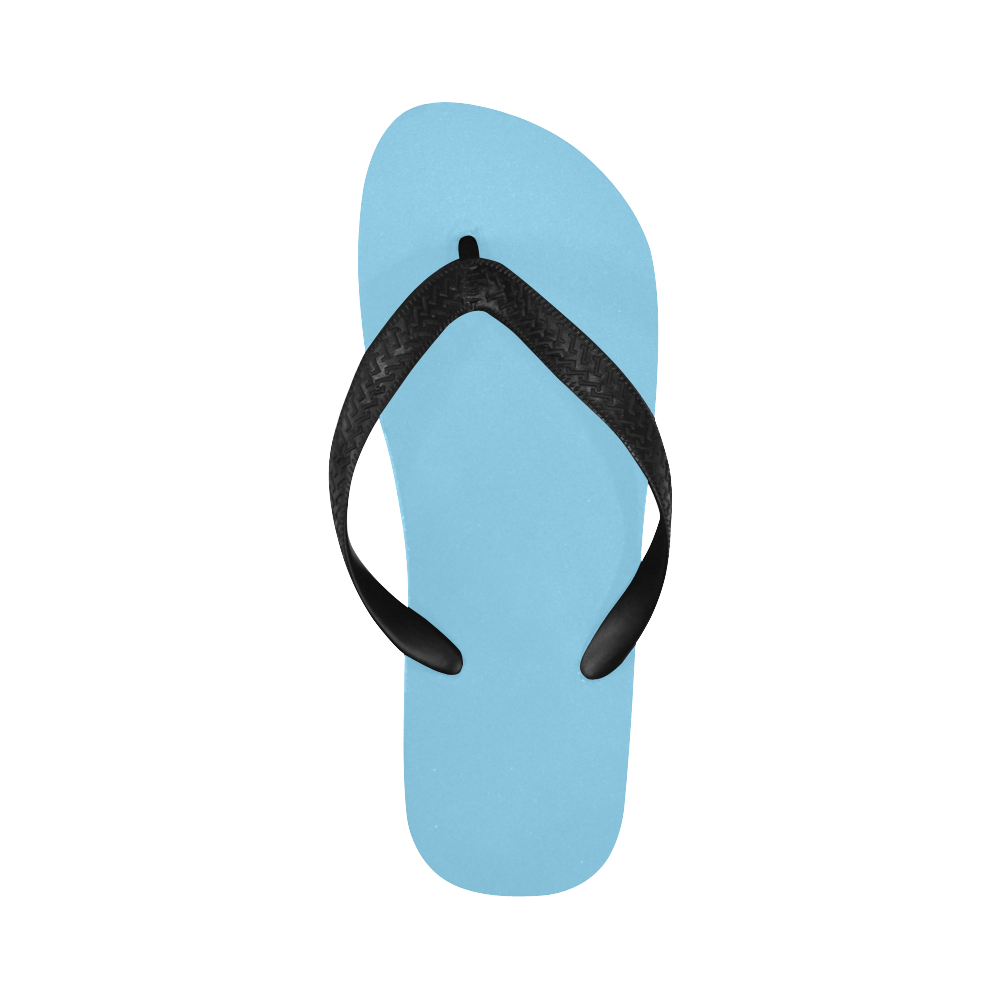 color baby blue Flip Flops for Men/Women (Model 040)