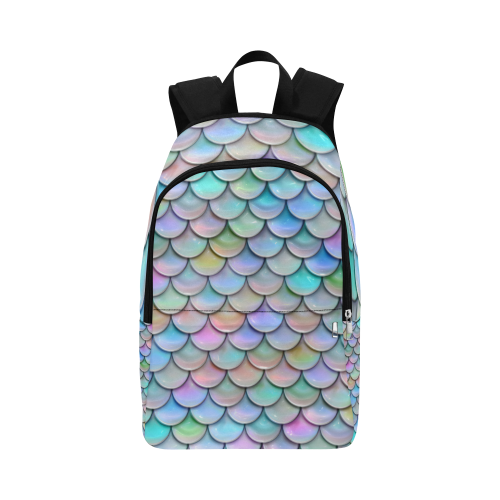 mermaid tail Fabric Backpack for Adult (Model 1659)