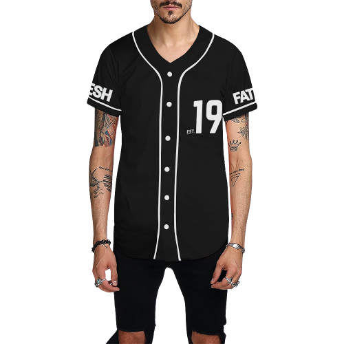 FF Minimalist Baseball Jersey All Over Print Baseball Jersey for Men (Model T50)