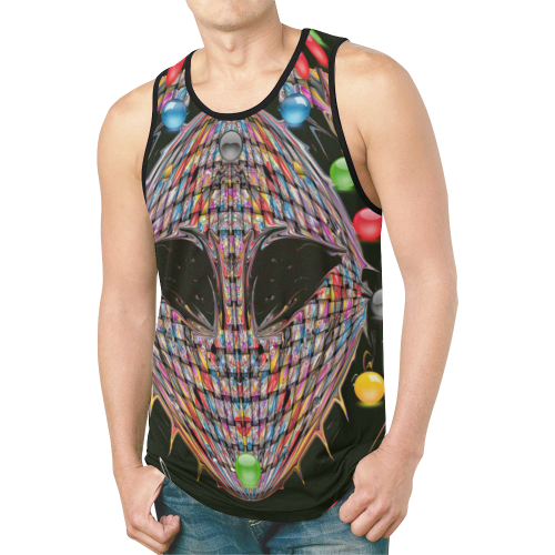 new circle mask New All Over Print Tank Top for Men (Model T46)