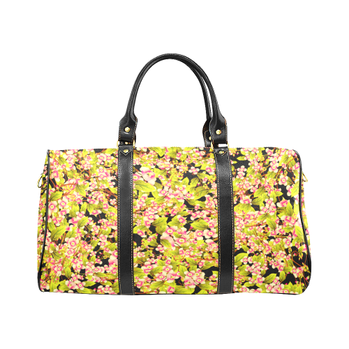 Flower Pattern New Waterproof Travel Bag/Large (Model 1639)