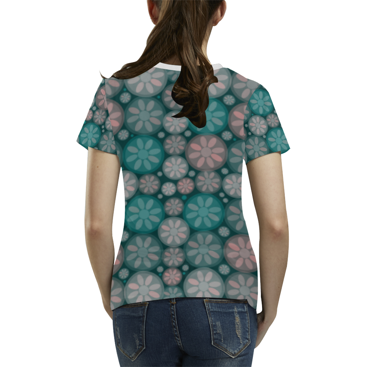 zappwaits beautiful 07 All Over Print T-shirt for Women/Large Size (USA Size) (Model T40)